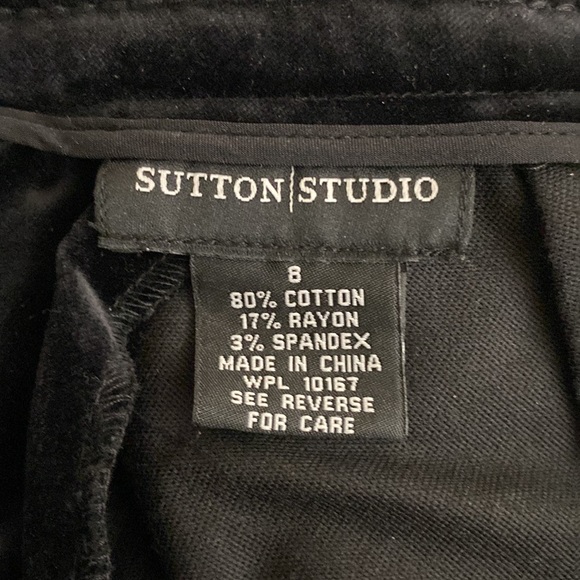 Sutton Studio Velvet Dress Pants - Picture 7 of 7